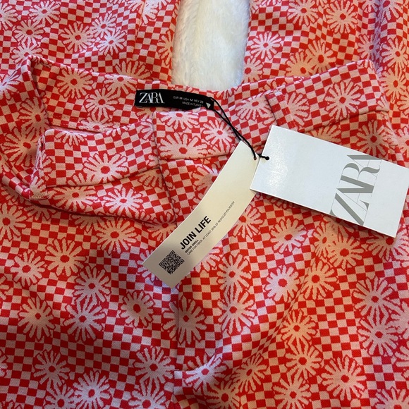 ZARA floral flare pants - Picture 3 of 3